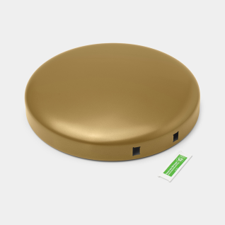 Deksel NewIcon pedaalemmer 30 liter - Warm Gold
