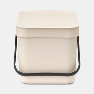 Sort & Go Abfallbehälter 6 Liter - Soft Beige