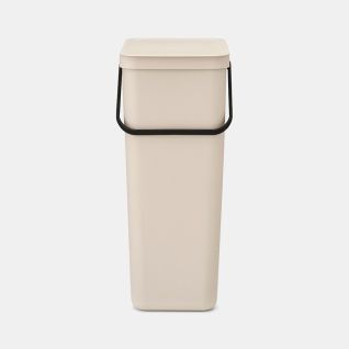 Sort & Go Abfallbehälter 40 Liter - Soft Beige