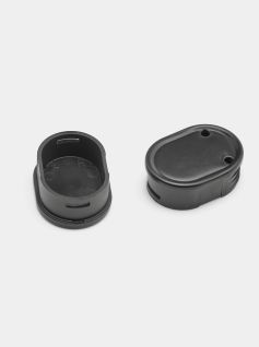 HangOut Stangen, Endkappen, 2er-Set - Black