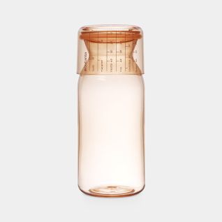 Bote con taza medidora 1,3 litros - Pink