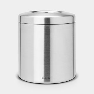 Tischmülleimer 2.5 Liter - Matt Steel