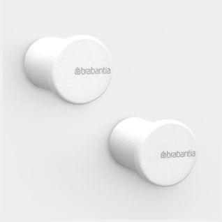MindSet Towel Hooks Set of 2 - Mineral Fresh White