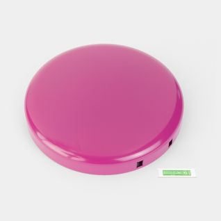 Deksel NewIcon pedaalemmer 30 liter - Telemagenta