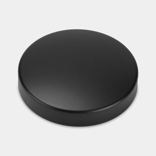 Lid Canister, Low Ø11cm - Matt Black