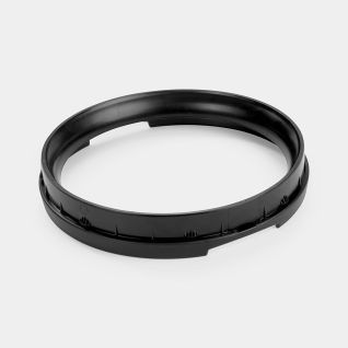 Plastic Top Ring for Body Trash Can 13.2 gallon (50 liter), Ø 15.7 in (40 cm) - Black
