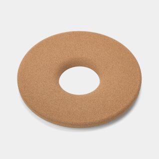 Laundry Bin Lid, 60L Ø39cm - Cork Brown