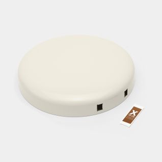 Deksel NewIcon pedaalemmer 12 liter - White