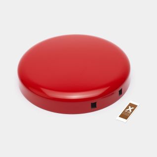 Deksel NewIcon pedaalemmer 12 liter - Passion Red