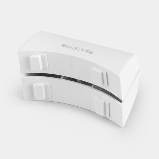 Charnière plastique pour couvercle poubelle à pédale 3 litres - White