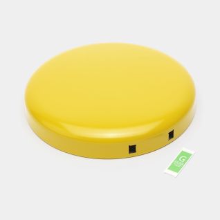 Deksel NewIcon pedaalemmer 30 liter - Daisy Yellow