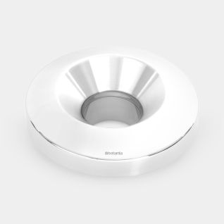 Deksel prullenbak Flame Guard 30 liter, Ø30cm - Brilliant Steel