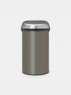 Touch Bin 60 litros - Platinum