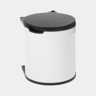 Einbaumülleimer 15 Liter - White