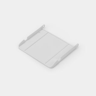 ReNew Plaque de fixation pour porte-rouleau toilette White