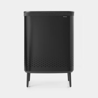 Cubo para la colada Bo Hi 2 x 45 litros - Matt Black