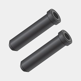 Platzhalter für Wäscheständer 2er-Set - Black