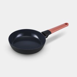Tasty+ Koekenpan 20 cm, anti-aanbaklaag - Terracotta Pink