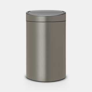 Touch Bin New Recycle 23/10 litres - Platinum