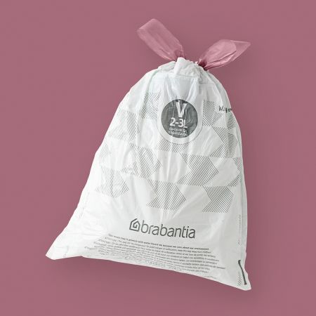 Sacs poubelle PerfectFit Pour newIcon, Code V (3 litres), 10 Rouleaux de 20 sacs