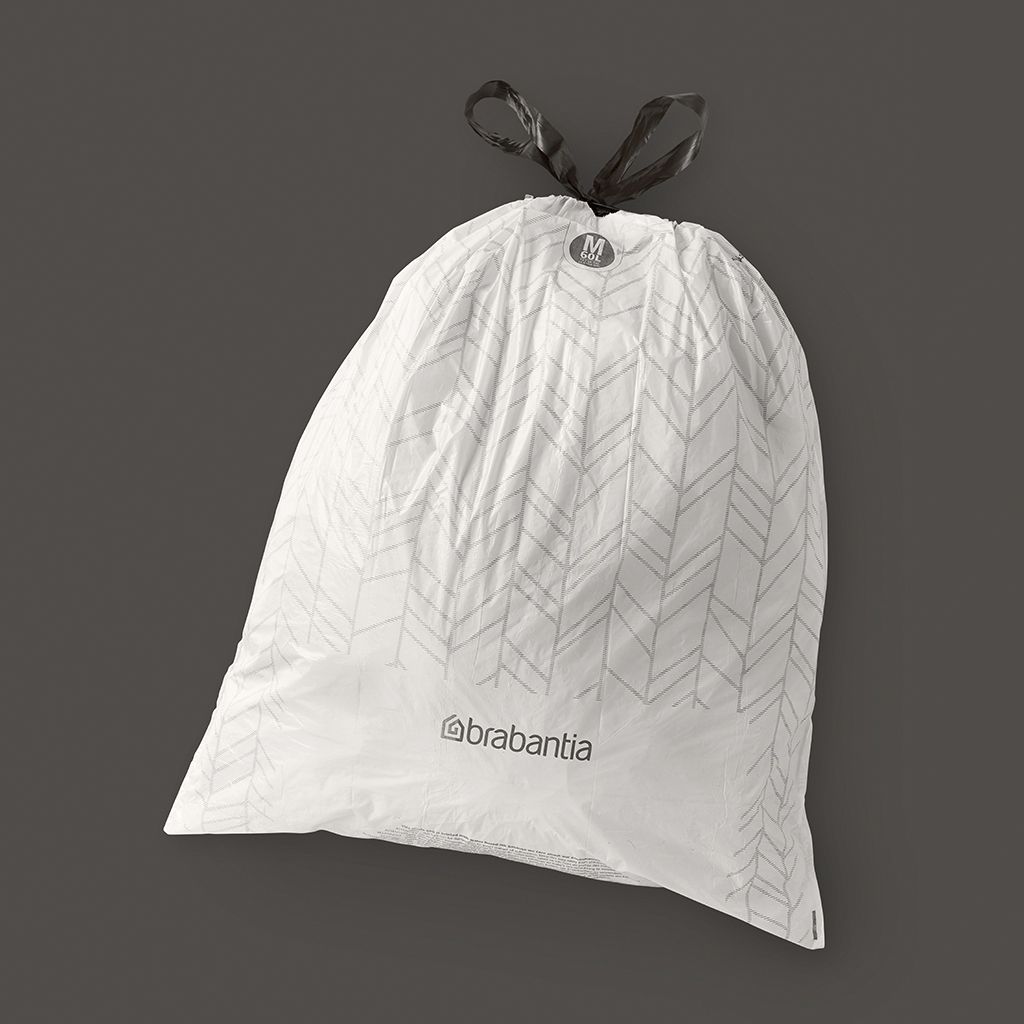 Bolsas de basura PerfectFit para Bo, código M (60 litros), rollo de 10 bolsas