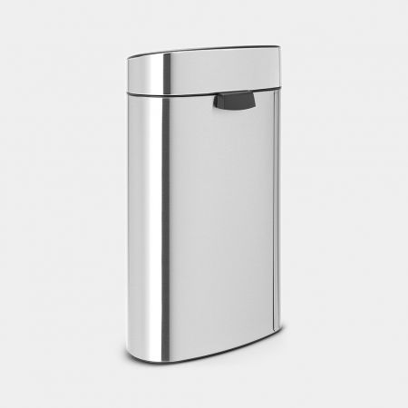 Touch Bin New Recycle 23 + 10 litros - Matt Steel Fingerprint Proof