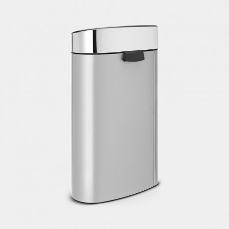 Touch Bin New 40 litros - Metallic Grey