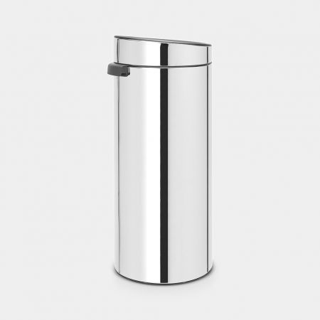 Touch Bin New 30 litres - Brilliant Steel