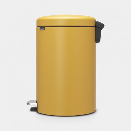 Poubelle à pédale newIcon 20 litres - Mineral Mustard Yellow