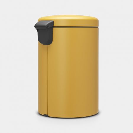 NewIcon Pedal Bin 20 litre - Mineral Mustard Yellow