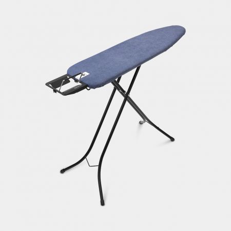Ironing Board A 43.3 x 11.8 inches (110 x 30 cm), for Steam Iron - Denim Blue