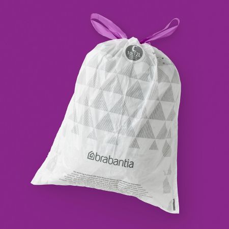 Sacs poubelle PerfectFit Code C (10-12 litres), Rouleau de 10 sacs