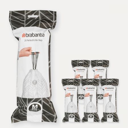 Brabantia PerfectFit Dispenser Pack with 40 Bags - L 40-45L