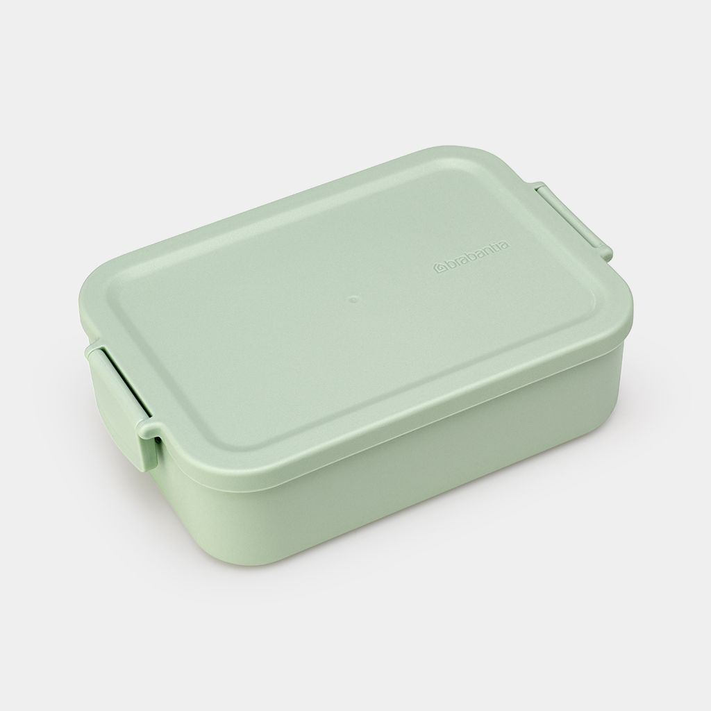 Caja para almuerzo Make & Take Mediana, plástico - Jade Green