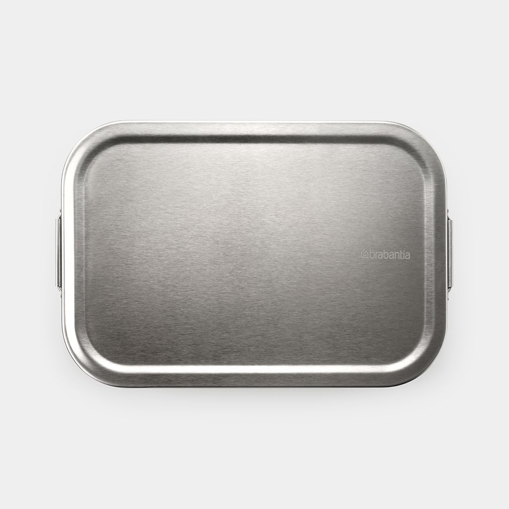 Make & Take Lunchbox Large, roestvrij staal - Matt Steel
