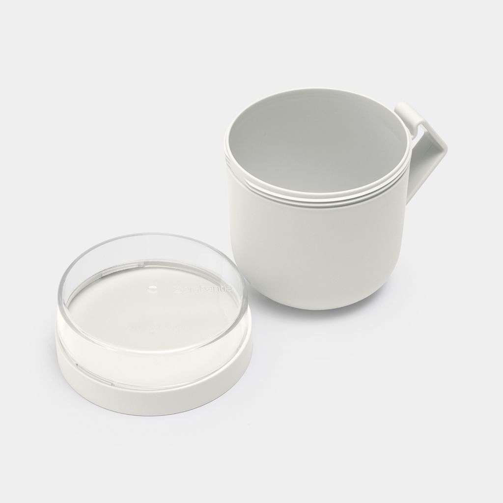 Kubek na zupę Make & Take 0,6 l, plastikowy - Light Grey