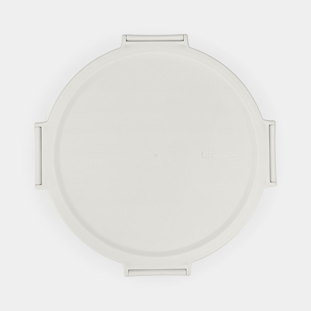 Make & Take  Boîte à salade Ronde 1.3L, Plastique - Light Grey