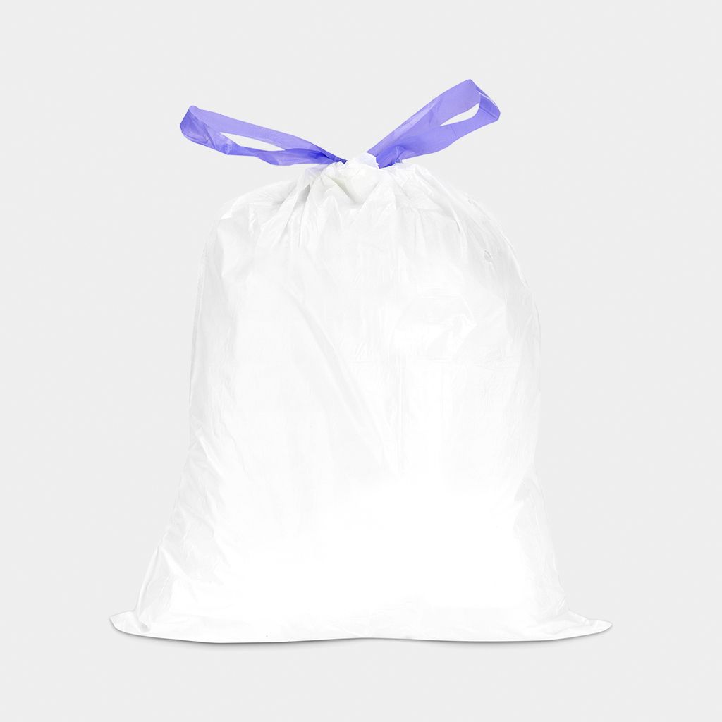 Recycled Sacs poubelle PerfectFit Code D (15-20 litres), Rouleau de 20 sacs
