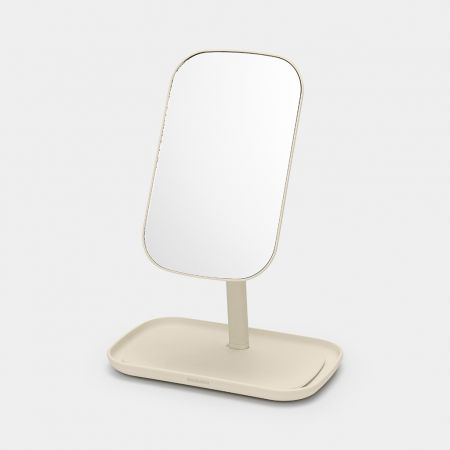Specchio  Con vassoio portaoggetti - Soft Beige