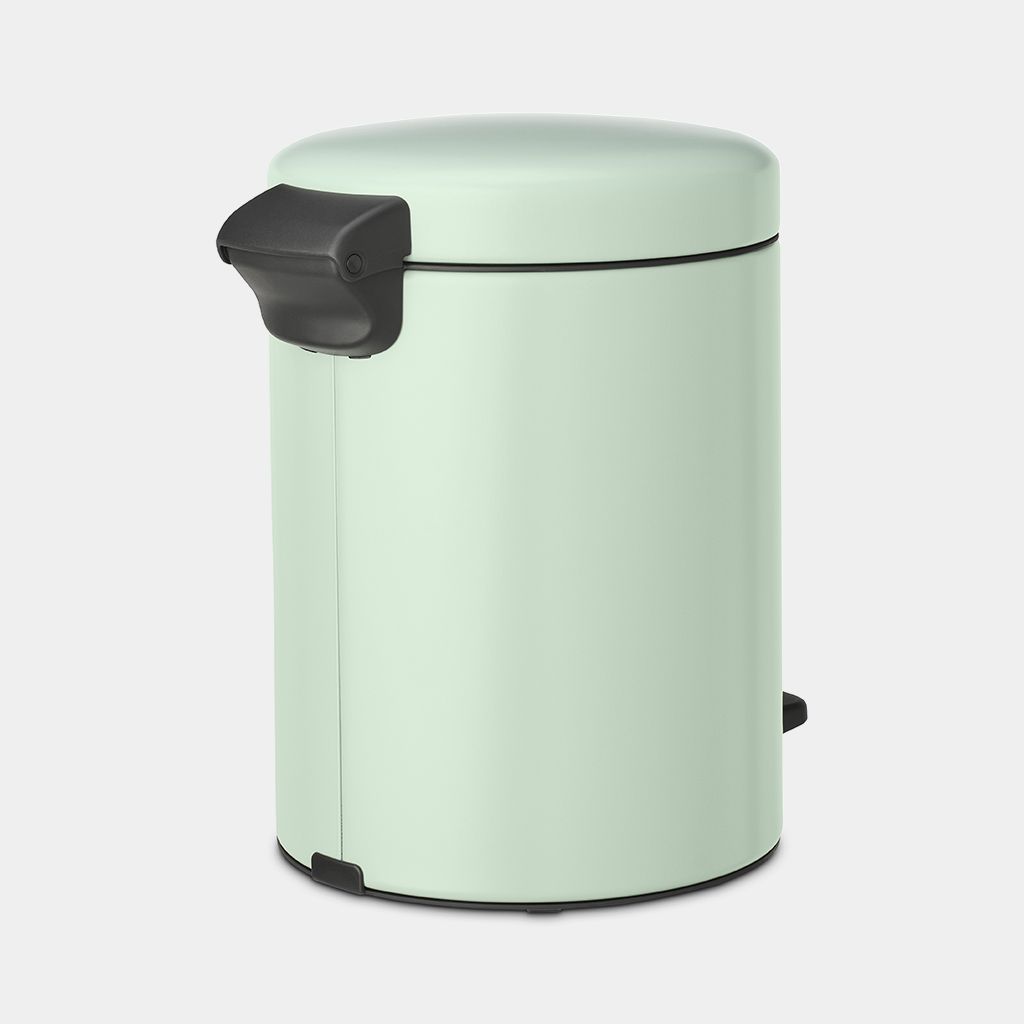 NewIcon Step on Trash Can 1.3 gallon (5 liter) - Jade Green