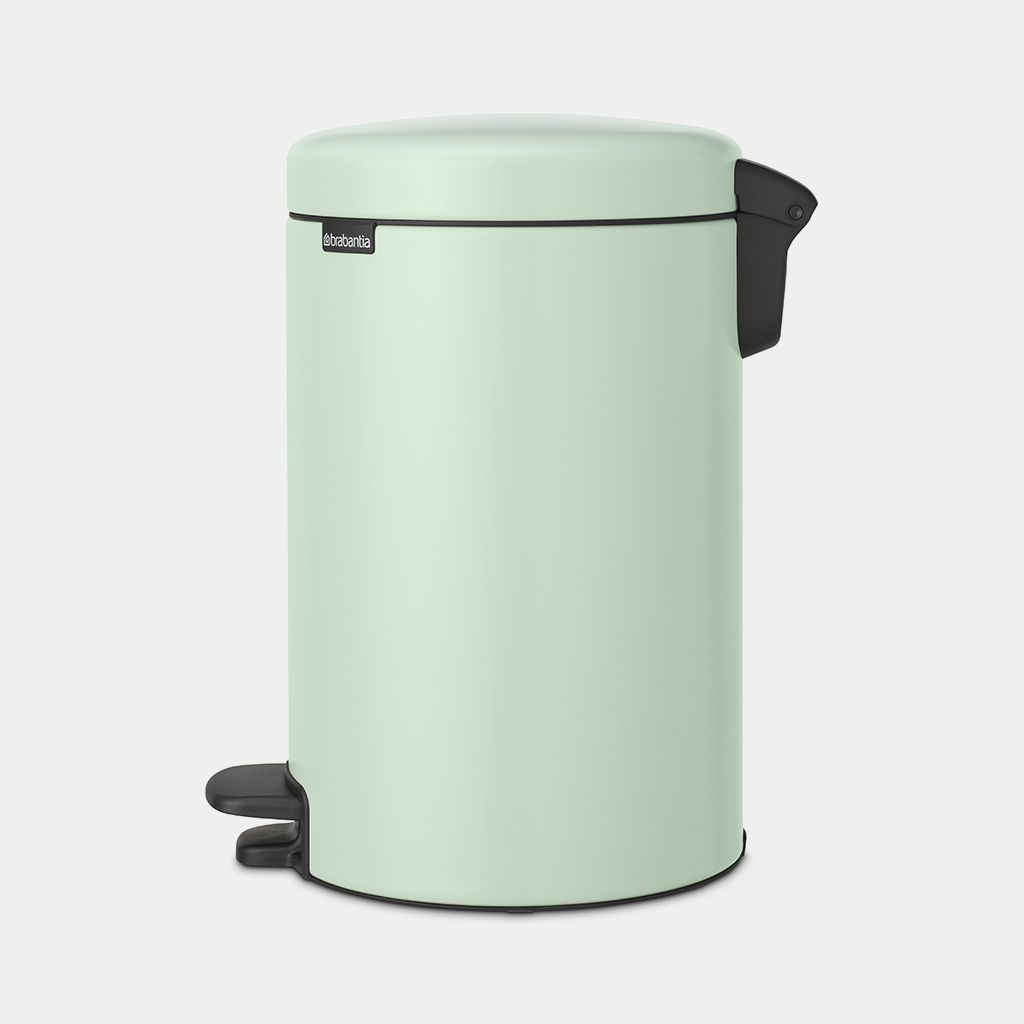 NewIcon Step on Trash Can 3.2 gallon (12 liter) - Jade Green