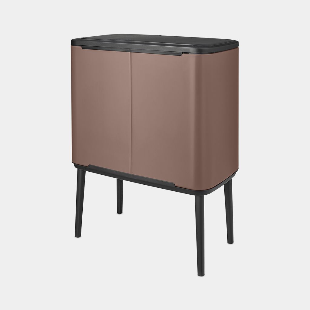 Bo Touch Trash Can 3 + 6 gallon (11 + 23L)- Satin Taupe