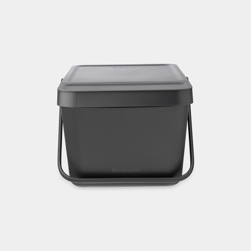 Sort & Go Stapelbarer Abfallbehälter 20 Liter - Dark Grey