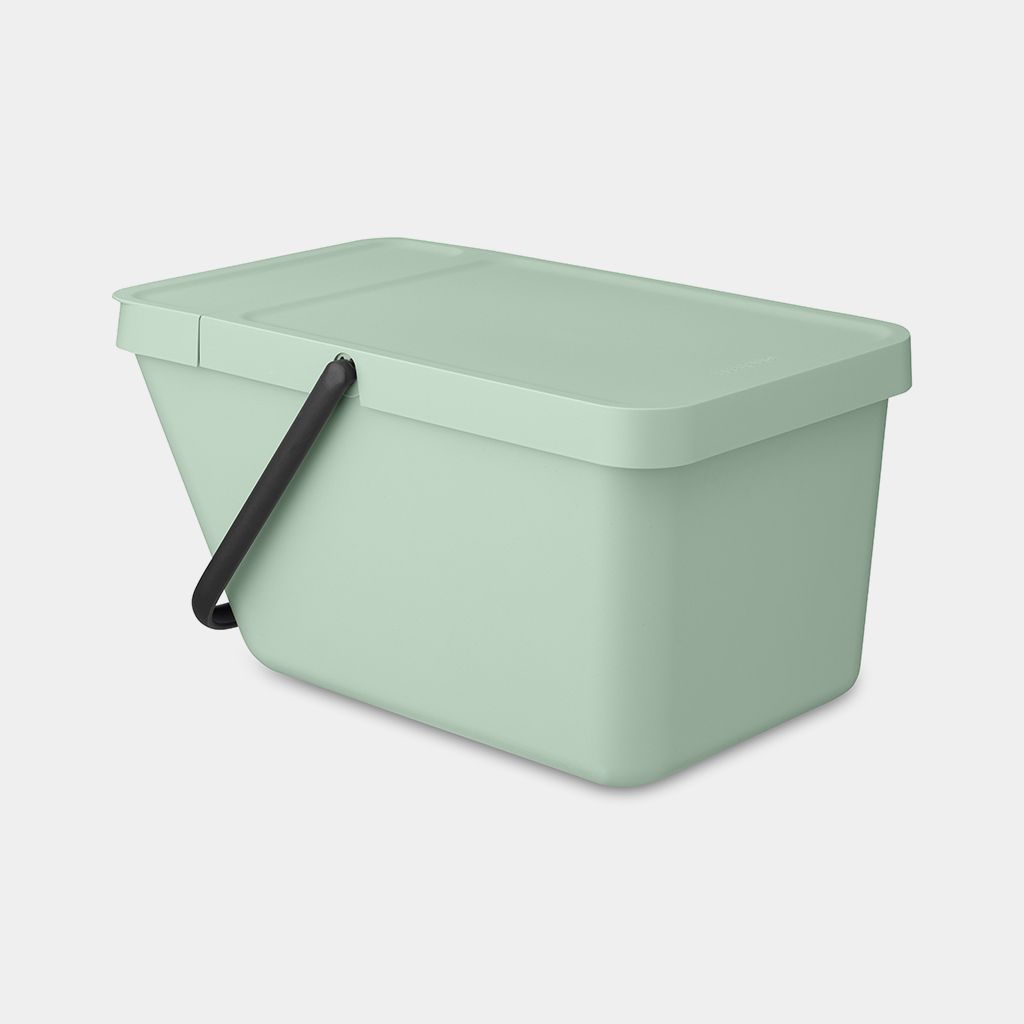 Sort & Go Stackable Waste Trash Can 5.3 gallon (20L) - Jade Green