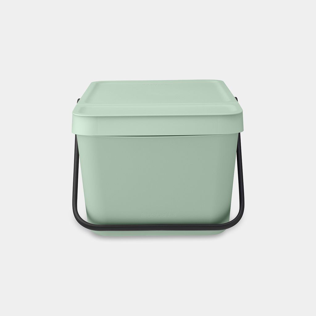 Sort & Go Stackable Waste Bin 20 litre - Jade Green