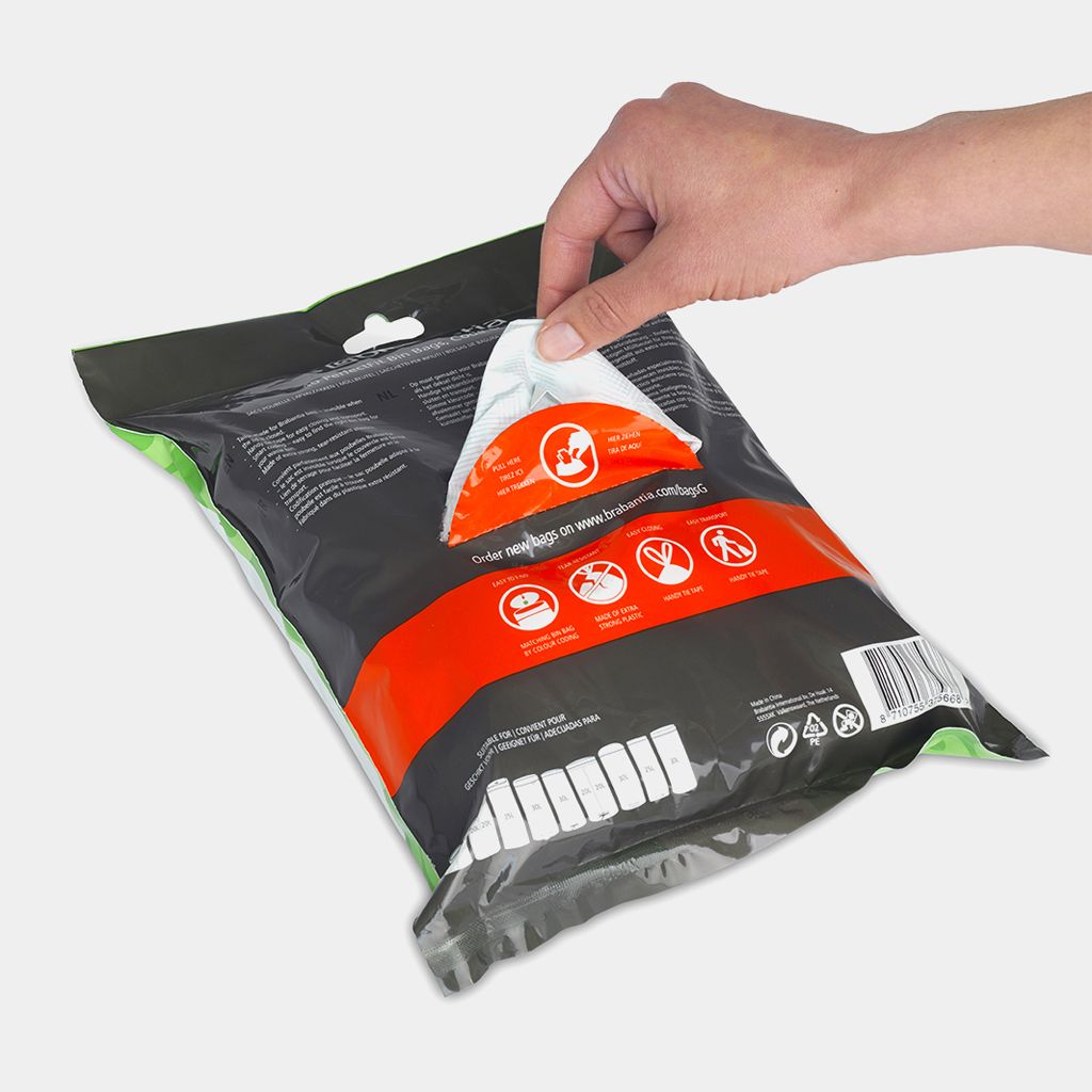 PerfectFit Bin Bags Code G (23-30 litre), Dispenser Pack with 40 Bags