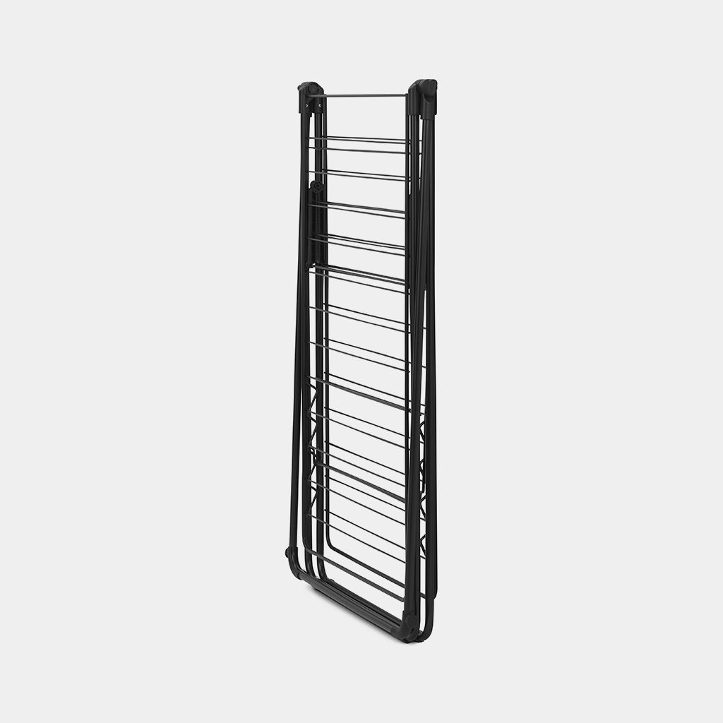 HangOn Drying Rack, 25 metres with rod Matt Black Brabantia