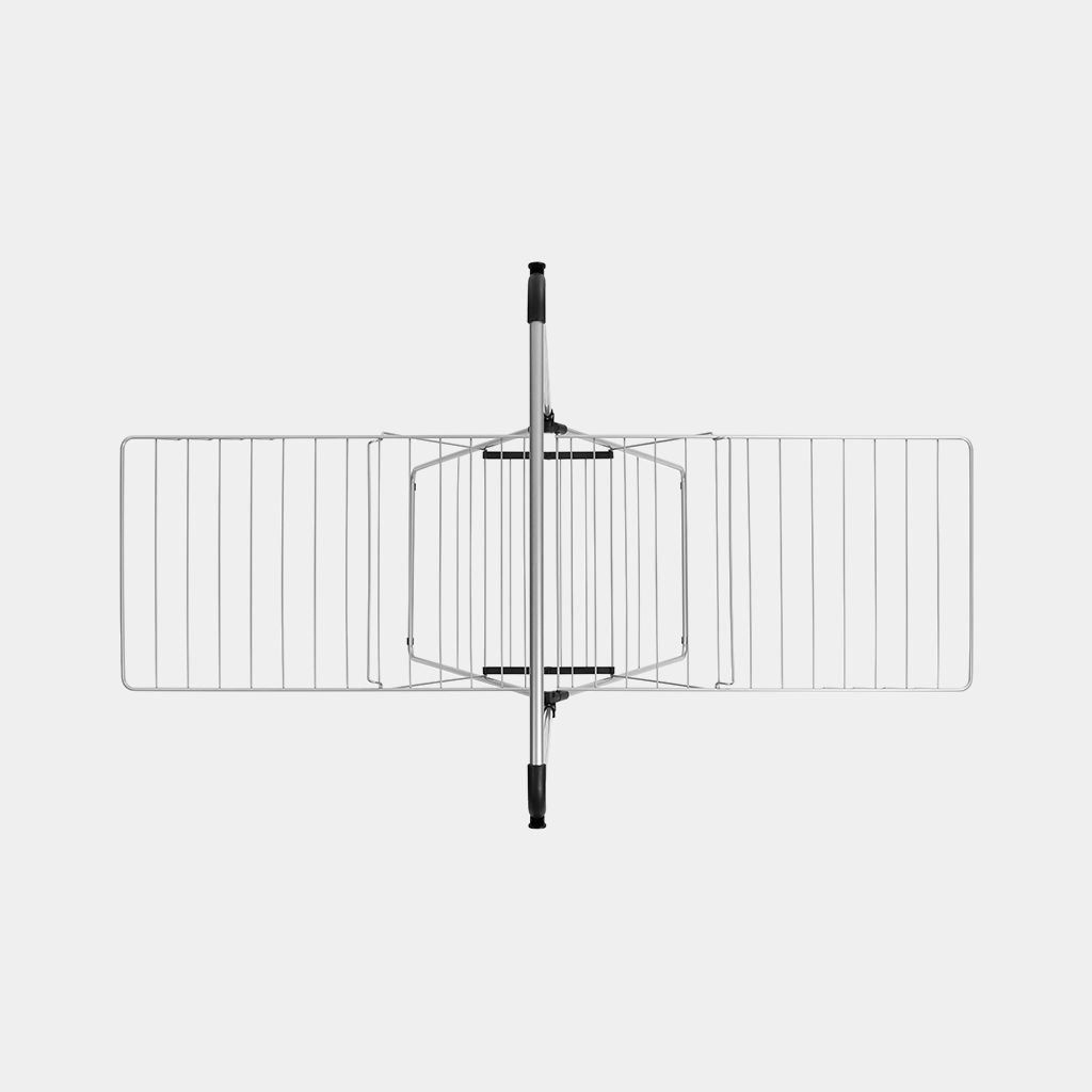 HangOn Drying Rack 25 metres with rod Metallic Grey Brabantia