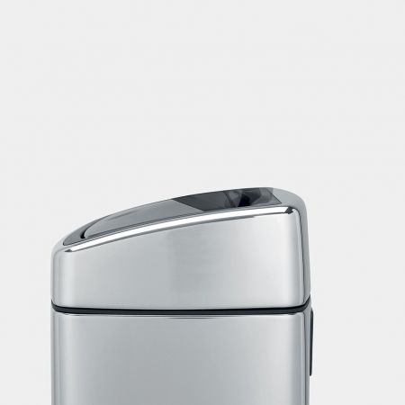Touch Bin 10 litre - Brilliant Steel