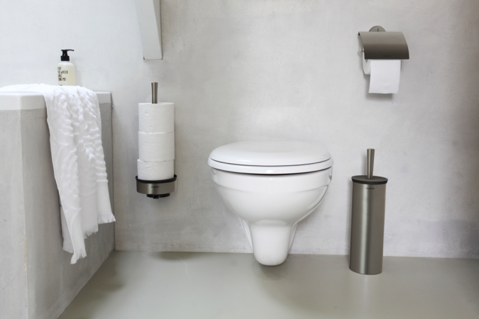 Toiletborstel en houder Profile - Platinum